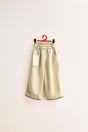 Zara БРЮКИ TIMELESS ИЗ ЛЬНА С КОНТРАСТНЫМ ПОДОЛОМ 520673525-725-18