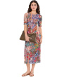 Astrid Mesh Midi Dress