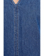 V-Neck Mini Dress In Marina Blue