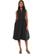 Organic Cotton Pucker Calf Length Dress