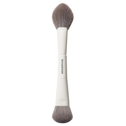 Morphe Кисточка для лица M200 Двухсторонняя кремовая и пудровая кисть для румян - 1 шт.