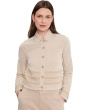 Trucker Jacket With Fray And Lace