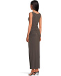Sleeveless Shirred Waist Gown