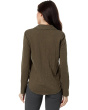 Slub Jersey Long Sleeve Easy Polo Tee