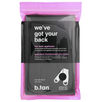 b.tan, Weve Got Your Back, аппликатор для загара, черный, универсальный, 1 аппликатор