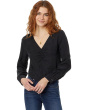 Brushed Ruched-Front Top