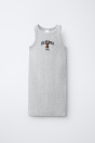Zara ВЫШИТОЕ ПЛАТЬЕ В РУБЧИК 513992474-803-7