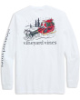 Dog Flying Presents Long Sleeve Tee