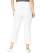 Plus Size Slim Boot Ankle Jeans in Optic White