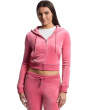 Solid Classic Juicy Hoodie With Back Bling