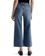 Saige Mid Rise Wide Leg Jeans in Castlebay