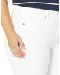 Plus Size Briella Shorts Roll Cuff 11" in Optic White