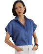 Petite Linen Short Sleeve Shirt