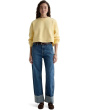 Mercer High-Rise Cuffed Barrel Jeans in 11 Years Enrich