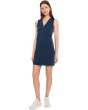 Sleeveless Pique V-neck Dress