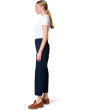 Stretch Chino Wide-Leg Cropped Pants