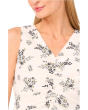 Shirred Sleeveless Tank