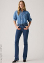 Levis® Джинсы Lv 725 с высоким подъемом Bootcut Med Bootcut-джинсы C74847702-4292