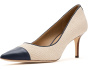 Lanette III Canvas & Leather Pumps