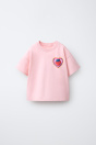 Zara ФУТБОЛКА С НАКЛЕЙКАМИ 513361505-637-18