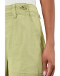 Mid-Rise Utility Crop Wide Leg Pants 25in Inseam