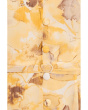 Sleeve Short Floral Self Tie Dress
