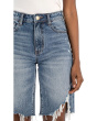 Hailey High-Rise Bermuda-Basic Raw Hem