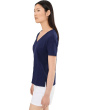 Short Sleeve V-Neck Boxy Tee
