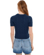 Sky Cable Crew Neck Pullover