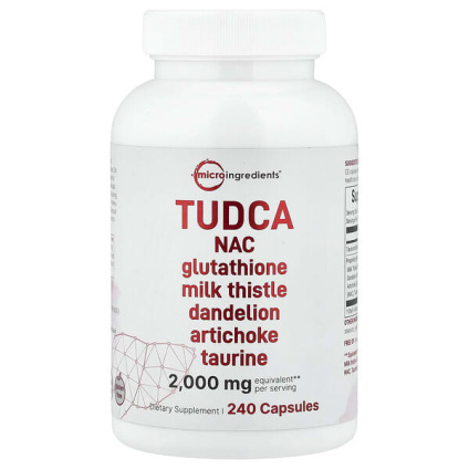 Micro Ingredients, TUDCA, 240 капсул
