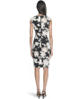 Sleeveless Scuba Floral Sheath