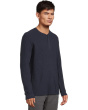 Waffle Long Sleeve Henley