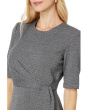 3/4 Sleeve Front Knot Sheath