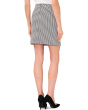 Houndstooth A-Line Skirt with Darts