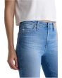 Mari Mid Rise Slim Straight Jean In Minimalist