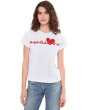 Heart's Desire - Short Sleeve Tee With Heart Embroidery Detail