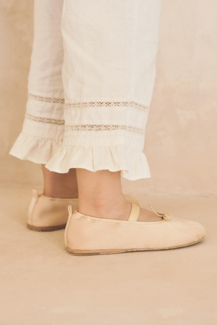 Zara 2-5 ЛЕТ/ БРЮКИ-КЮЛОТЫ С ЛЕНТОЙ ИЗ ХЛОПКА И ЛЬНА - ОГРАНИЧЕННАЯ СЕРИЯ 529514664-715-24