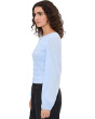 Smocked Boatneck Top