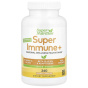 Super Nutrition, Super Immune+, мультивитамины с витаминами C, D и бета-глюканом, без железа, 240 растительных капсул