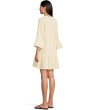 Cotton Dobby Tiered Dress