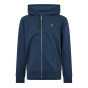 Original Penguin Мужская хлопчатобумажная толстовка с длинным рукавом на молнии