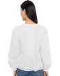 Nora Pintuck Eyelet Top