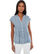 Tommy Bahama Женская вышивка крестиком Voile Voyage из вуали с коротким рукавом