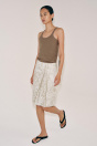 Zara ТОП ИЗ ХЛОПКА И ЛЬНА НА БРЕТЕЛЯХ 511085010-730-2