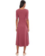 Fit & Flare Scoop Midi Dress