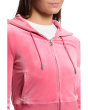 Solid Classic Juicy Hoodie With Back Bling