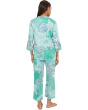 Flourish Printed Satin Pajama Set