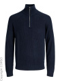 Jack & Jones PlusSize Jjpannel трикотажная половинная застежка-молния A C81750024-4288