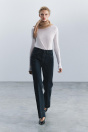 Zara Женская КОЛЛЕКЦИЯ ДЖИНСОВ ZW COLLECTION FLARE FIT TIRO ALTO Blue