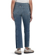 Kelsey High-Rise Ankle Flare Raw Hem Side Inset in Inerrant